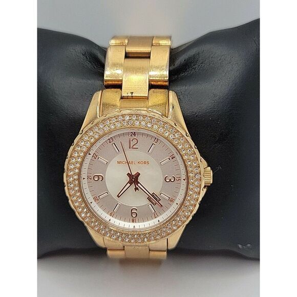 MICHAEL KORS MK5403 Women's Stainless Steel Analog White Dial Quartz Watch AM161 - Picture 1 of 11